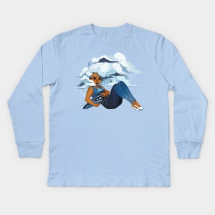 Head in the Clouds Kids Long Sleeve T-Shirt